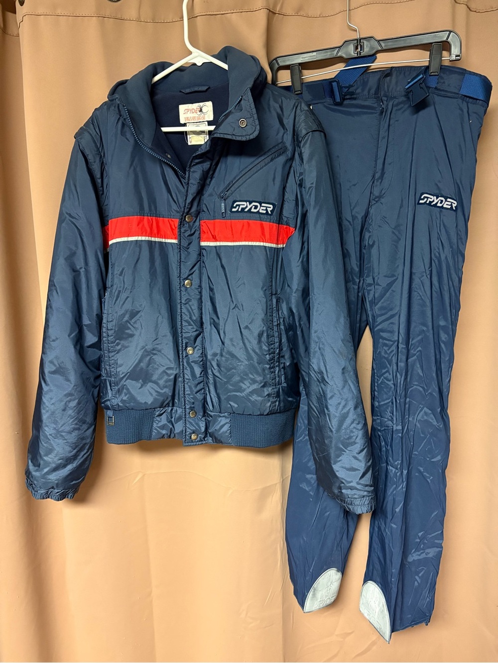 Vintage 90’s Spyder Entrant two-piece ski suit Size L Men’s Waterproof Rare